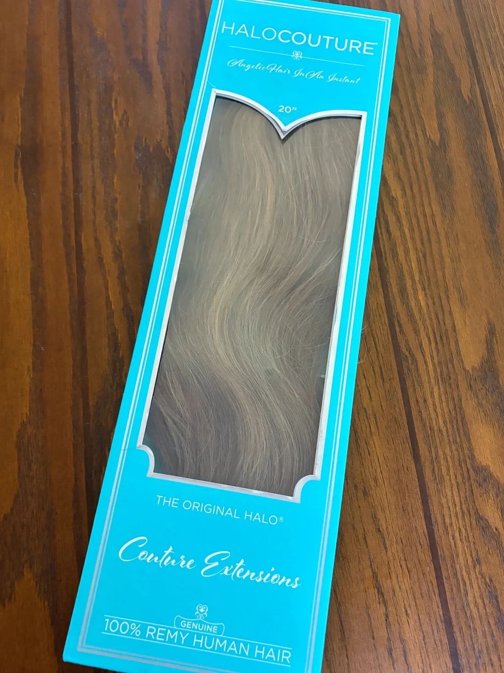 Halocouture Halo Hair Extensions 20 in 4-27 Medium Brown Highlights